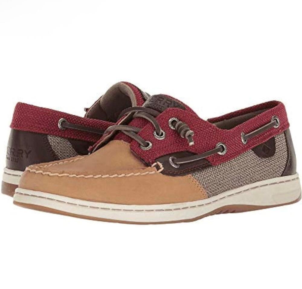 NIB Sperry Leather Rosefish 3-Eye Boat Shoe Women's 12